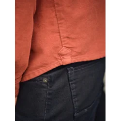 Blue de Gnes Nagano overshirt - Henna