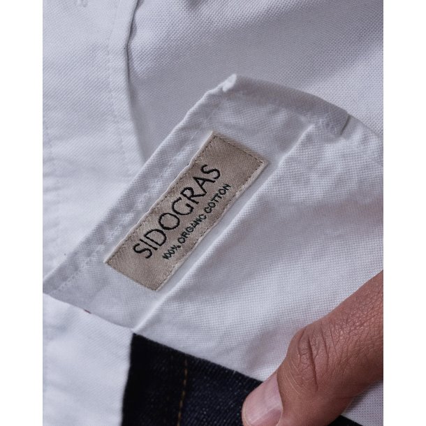 Blue de Gnes Sandro Oxford shirt - hvid