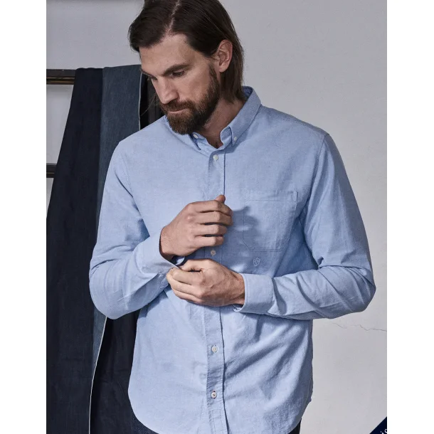 Blue de Gnes Sandro Oxford shirt - bl