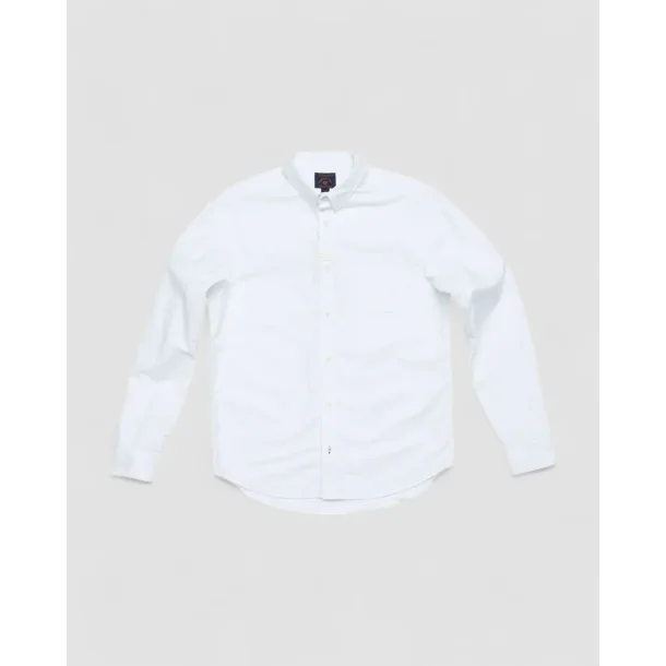 Blue de Gnes Sandro Oxford shirt - hvid
