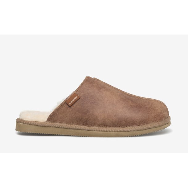 Shepherd hjemmesko Hugo - antique/cognac 1201