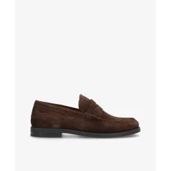 Shoedesign Copenhagen Solvej S ruskind loafer - brun 