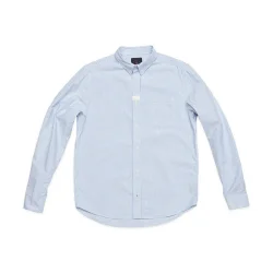 Blue de Gnes Sandro Oxford shirt - blue stripe 