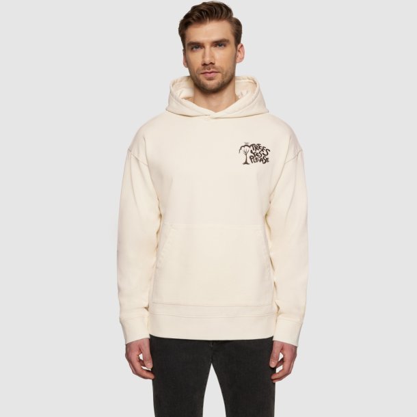 Knowlegde Cotton Loose fit hoodie 4030001 - Egret