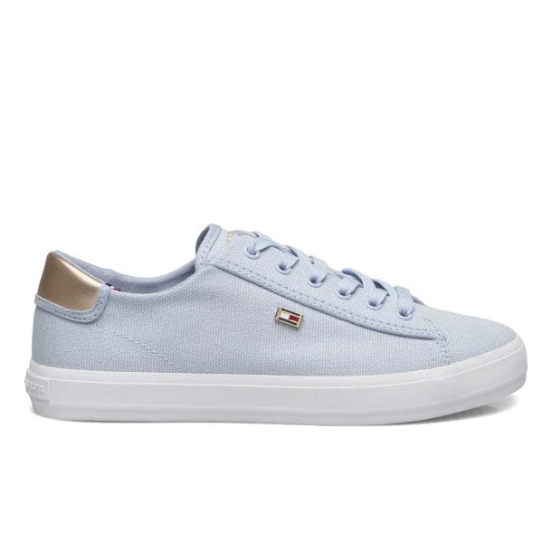 Tommy Hilfiger ESSENTIAL VULC CANVAS SNEAKER - lysebl