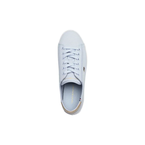 Tommy Hilfiger ESSENTIAL VULC CANVAS SNEAKER - lysebl