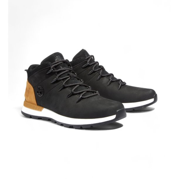 Timberland sprint trekker mid lace sneaker - jet black
