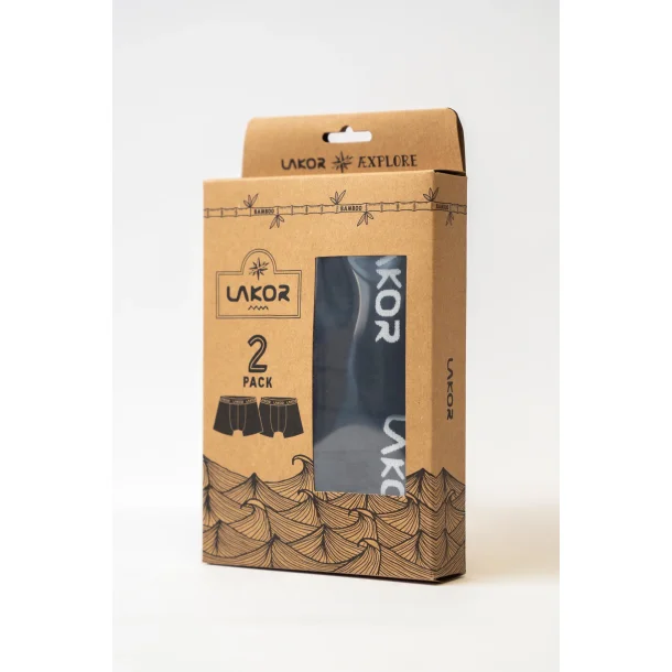 LAKOR Bamboo Boxers - black 