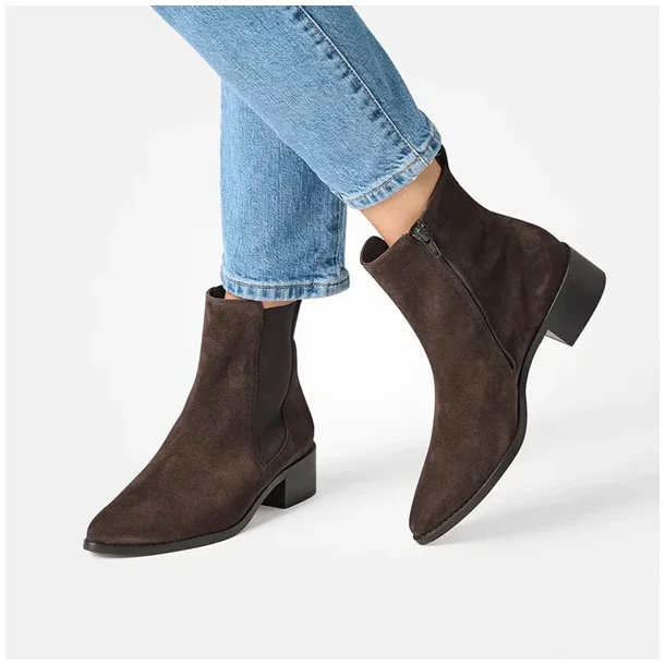 Paul green suede stvle  - brun 8271