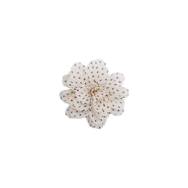 Black Colour BCLinda brooch &amp; pin, white dot
